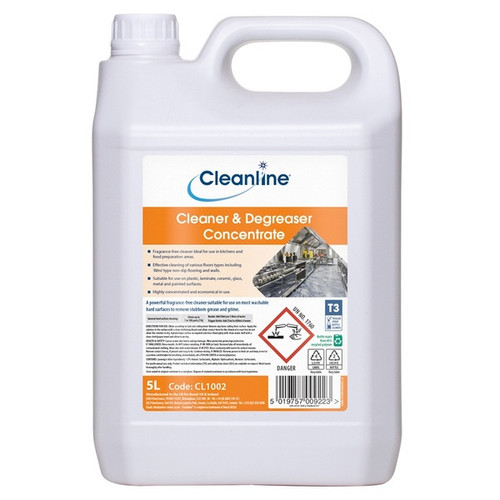 Cleanline Cleaner & Degreaser Concentrate 5 Litre (Case 2)