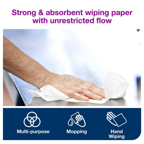 Tork Centrefeed Wiping Paper Plus White 75M (Case 12)