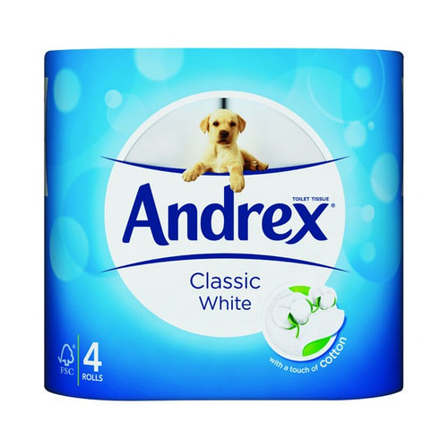 Andrex Classic Toilet Tissue Roll 200 Sheet (Case 24)