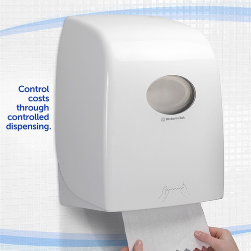 Aquarius Rolled Hand Towel Dispenser White