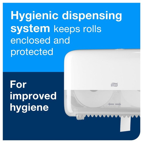 Tork Coreless Toilet Roll Dispenser White
