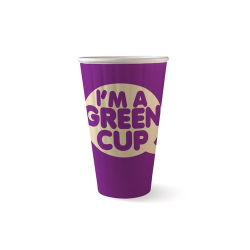 16oz Double Wall Aqueous Lined "I'm a Green Cup" 16oz Double Wall Aqueous Lined "I'm a Green Cup"