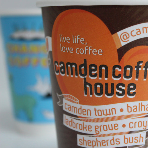 16oz Custom Branded reCUP Double Wall Recyclable Cups with EarthCoating®