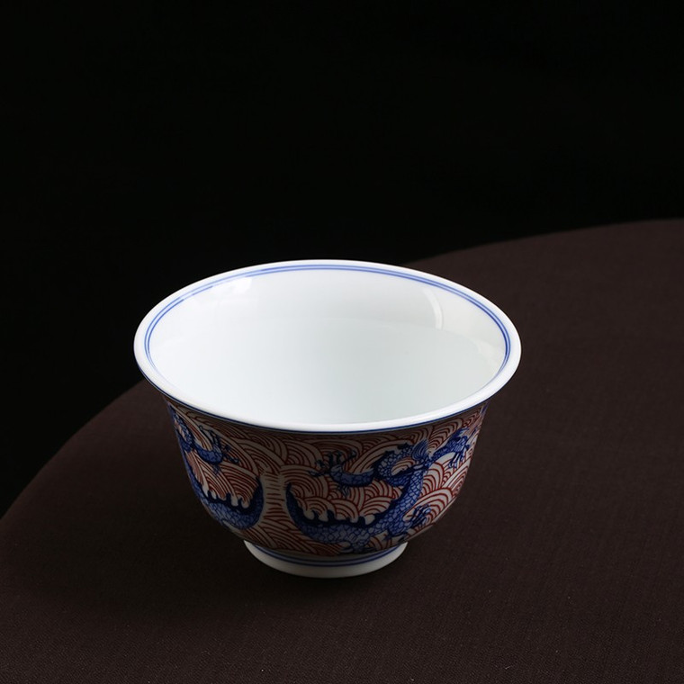 Hand-painted Dragon Bowl