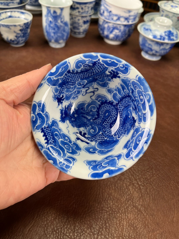 Blue and White Dragon Bowl