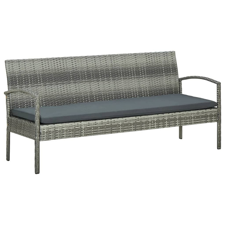  Patio 3-Seater Sofa Grey A949-45792