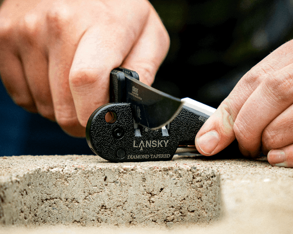 Never Dull Your Adventures! Discover How Lansky's Pocket Sharpener Is Changing the Game for On-the-Go Knife Users!