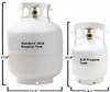 Flame King Propane 5lb LP Cylinder w/OPD