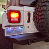 Rebel Off Road Summit Series Rear Bumper License Plate Mount | Jeep Wrangler JL & JLU