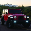 Rigid Industries 37108 SAE Round Fog Light & Mount Kit for 18-21 Jeep Wrangler JL & Gladiator JT Sport & Sport S