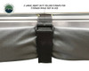 Overland Vehicle Systems 6.5' x 8' Awning- Gray, Black Cover 18049909