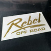 Rebel Off Road Miami Fresh Decal, Gold