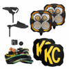 KC Hilites Flex Era 4 Spot Beam Ditch Light Kit, 21+ Wrangler 392, Gladiator Mojave