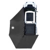 XD Nomadic 270 Degree Awning W/Lights & Black Out - Black Body, Grey Trim & Black Travel Cover | Overland Vehicle Systems