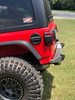 Motobilt Crusher Rear Bumper w/ Spare Cutout for Jeep JL