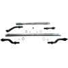 Apex Chassis Jeep Wrangler JL & Gladiator JT 2.5 Ton ProLock Tie Rod & Drag Link Kit, Polished Aluminum