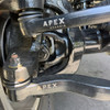 Apex Chassis Polished ProLock Tie Rod & Drag Link Kit for Jeep JL/JT with Dana 60 Axles