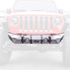 Motobilt Hammer Series Front Bumper with Fog Holes, Jeep JL / Gladiator JT