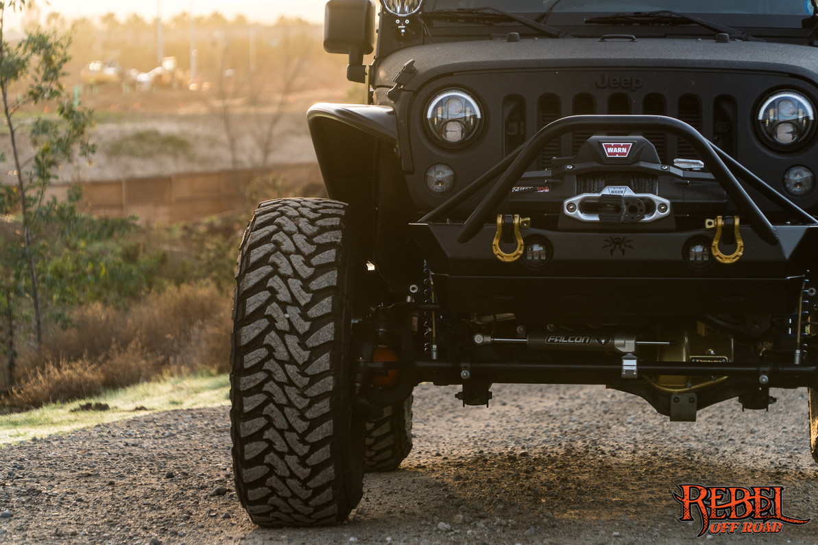 BLACK TITAN JK BUILT BY REBEL OFF ROAD