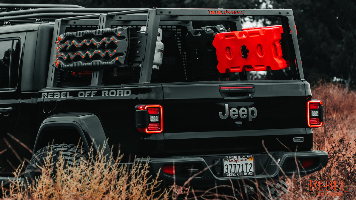 XPLOR Full & Half Jeep Gladiator Bed Racks