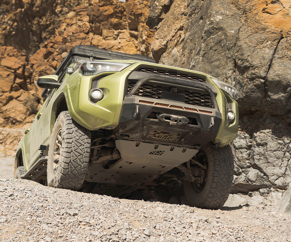 Rugged Sophistication: The CBI Toyota 4Runner Covert Baja Front Bumper for Enhanced Off-Road Performance