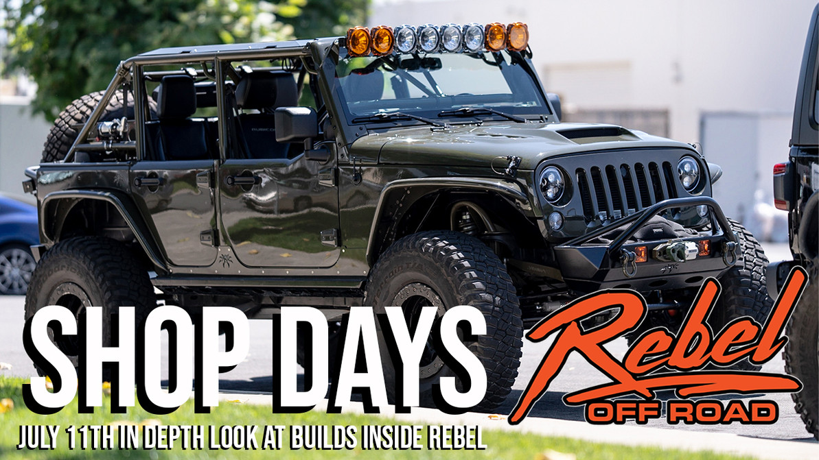 SHOP DAYS: A Tour of Our Latest Off Road Builds 7/11/2023