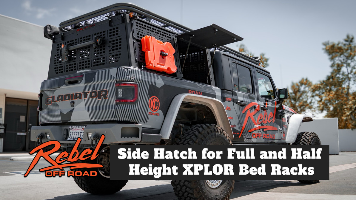 Rebel Off Road | XPLOR Side Hatch – Solid & MOLLE Editions - REBEL