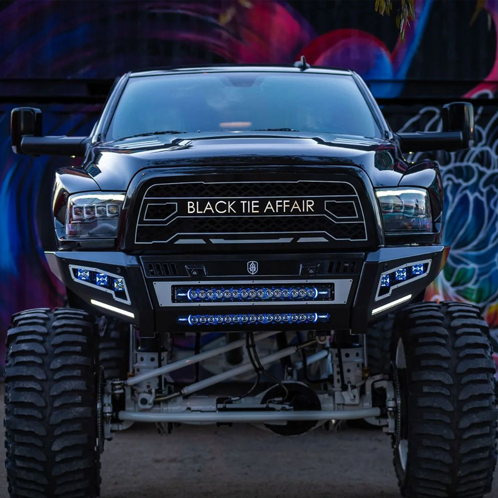 Rigid Industries Radiance ライト 2個セット Rigid Industries - 68202 - Radiance Scene Red Backlight Surface