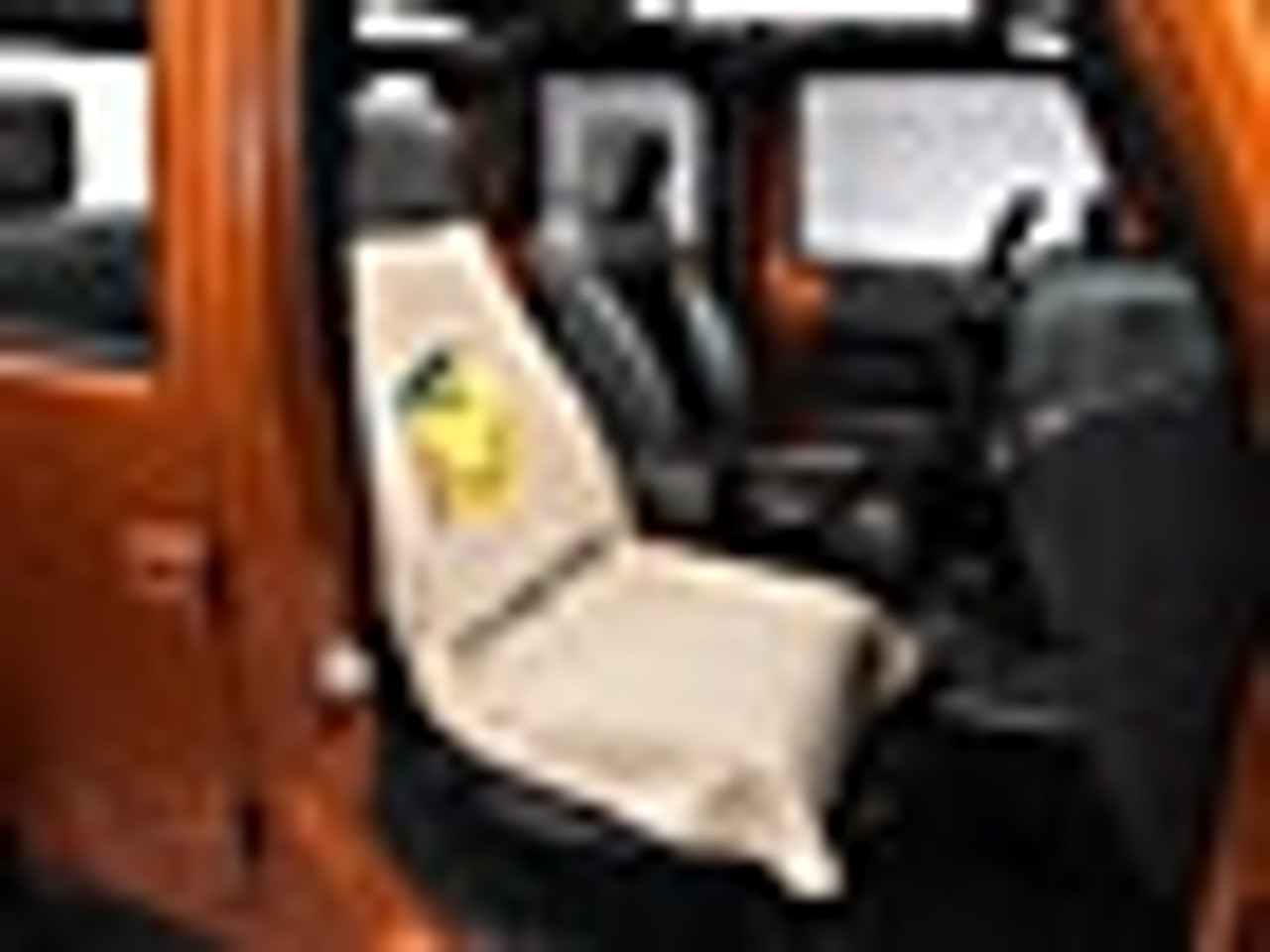 Seat Armour Seat Cover - Jeep Smiley Face Tan (87-15 Wrangler YJ, TJ & JK)