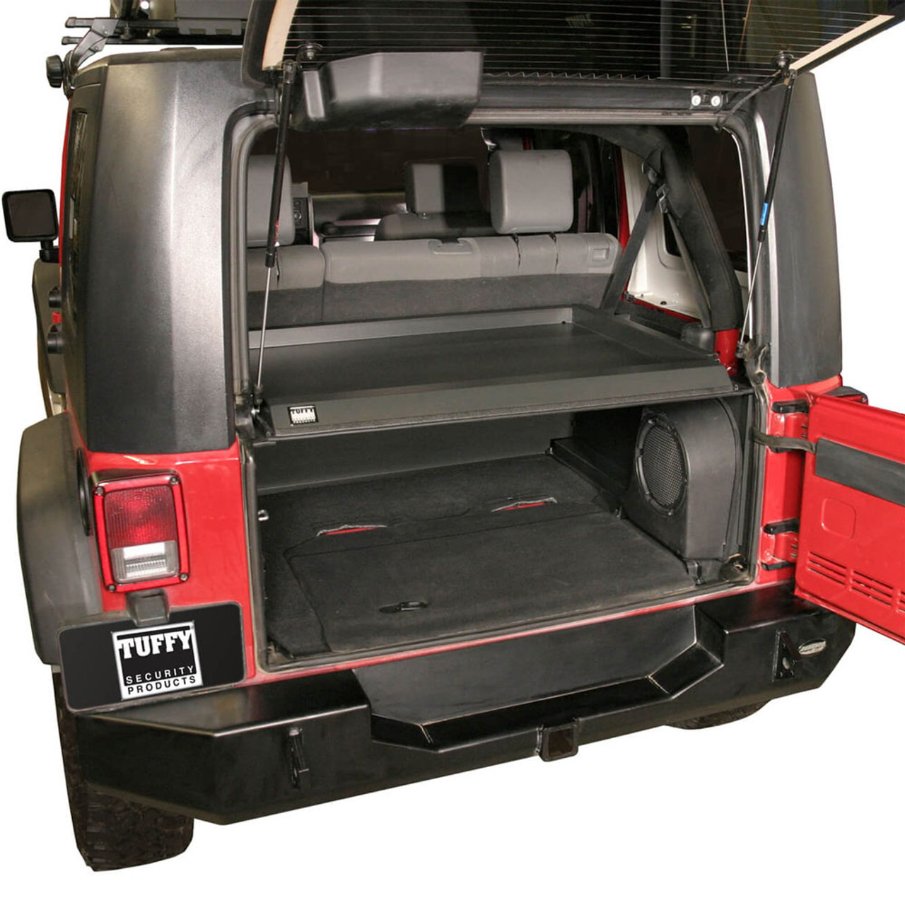 4 Door Jeep Wrangler JKU Cargo Security Enclosure System