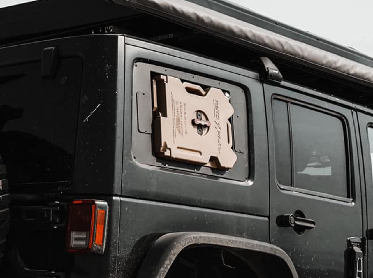 Jeep Wrangler JK / JL Blackout Window Storage (Pair) by Rebel Off Road