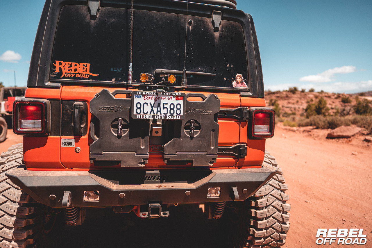 Jeep JL Wrangler Bak-Pax Spare Tire Delete Kit by Rebel Off Road