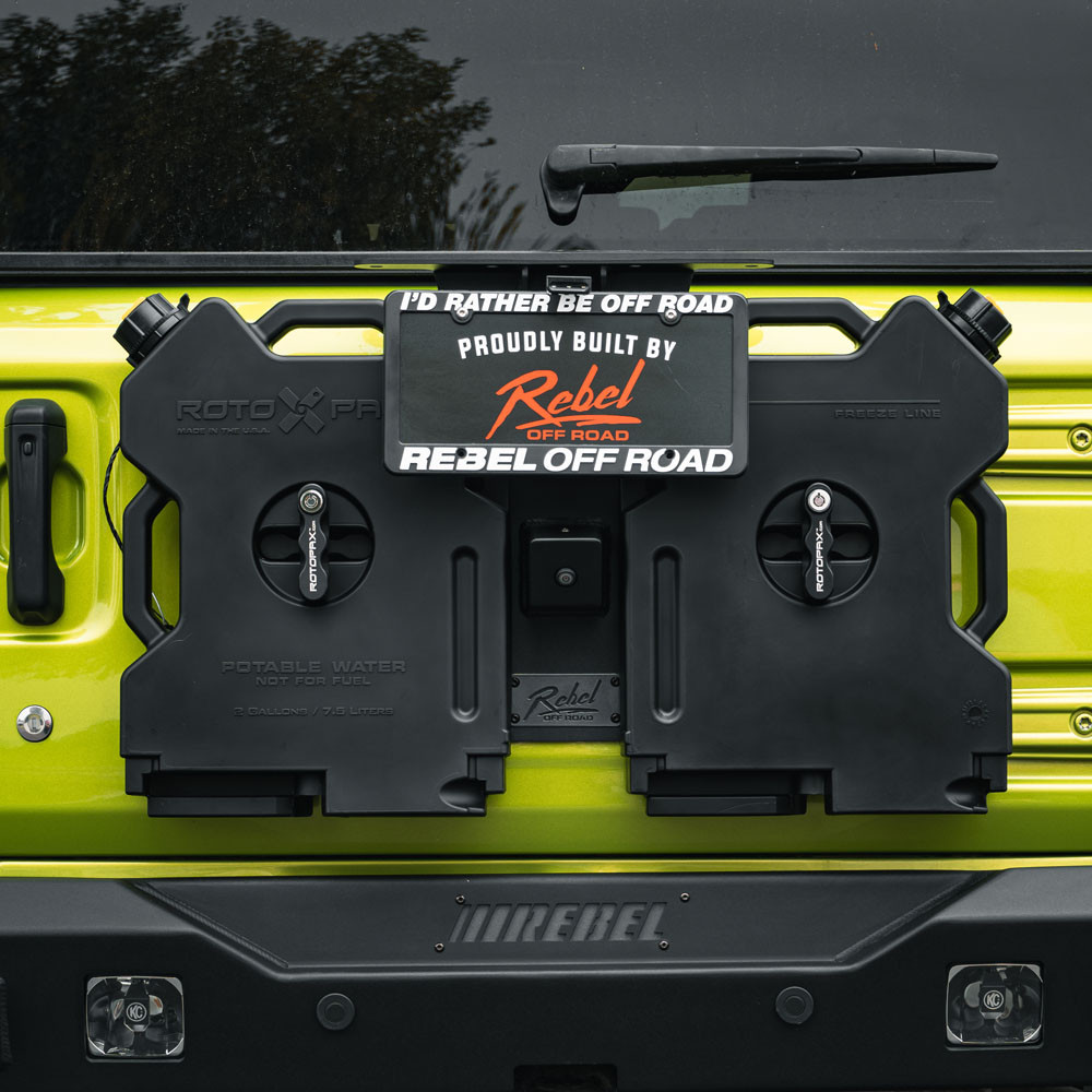 Jeep JL Wrangler Bak-Pax Spare Tire Delete Kit by Rebel Off Road