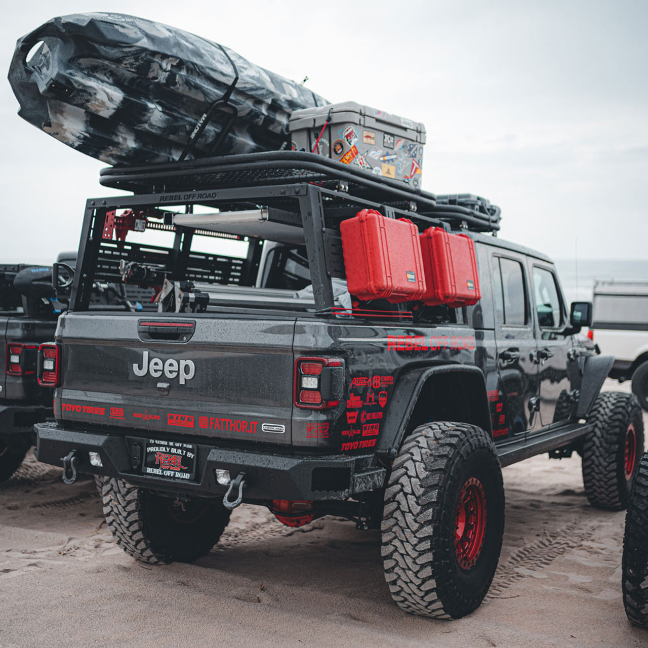 Jeep gladiator shop bed rack