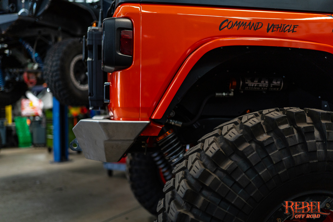 パーツ REBEL OFFROAD SUMMIT SERIES REAR BUMPER Rebel Off Road Summit Series Rear Bumper- Jeep JL