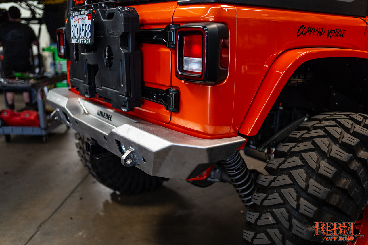 パーツ REBEL OFFROAD SUMMIT SERIES REAR BUMPER Rebel Off Road Summit Series Rear Bumper- Jeep JL