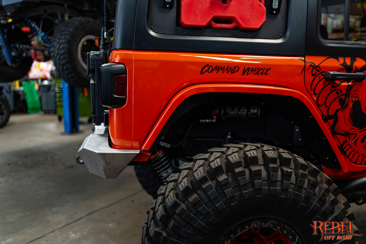 パーツ REBEL OFFROAD SUMMIT SERIES REAR BUMPER Rebel Off Road Summit Series Rear Bumper- Jeep JL