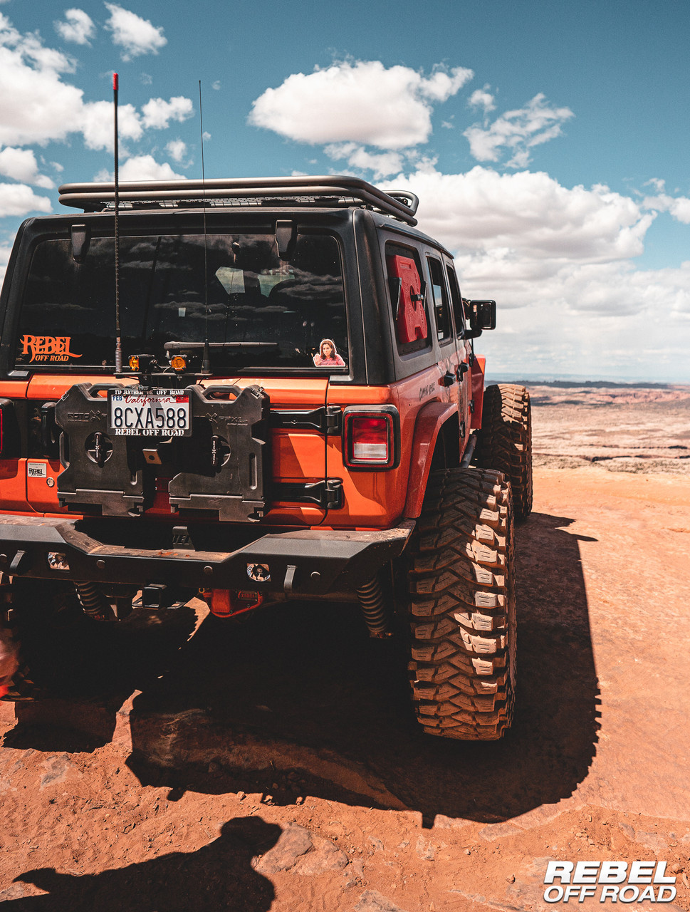 パーツ REBEL OFFROAD SUMMIT SERIES REAR BUMPER Rebel Off Road Summit Series Rear Bumper- Jeep JL