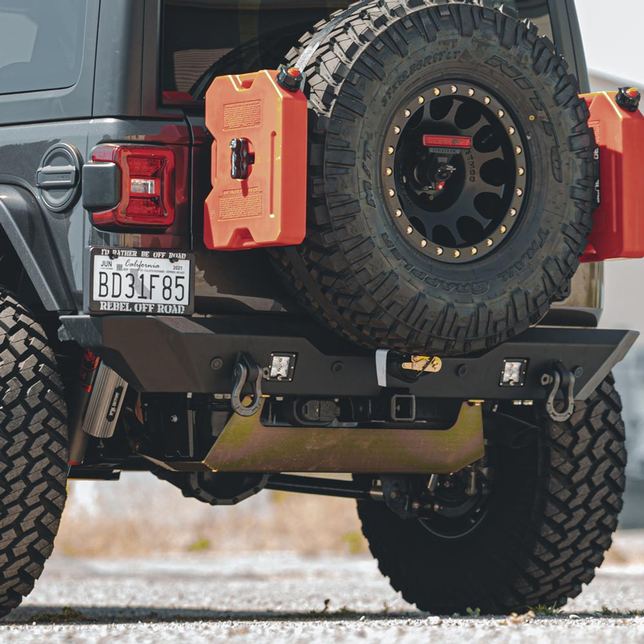 パーツ REBEL OFFROAD SUMMIT SERIES REAR BUMPER Rebel Off Road Summit Series Rear Bumper- Jeep JL