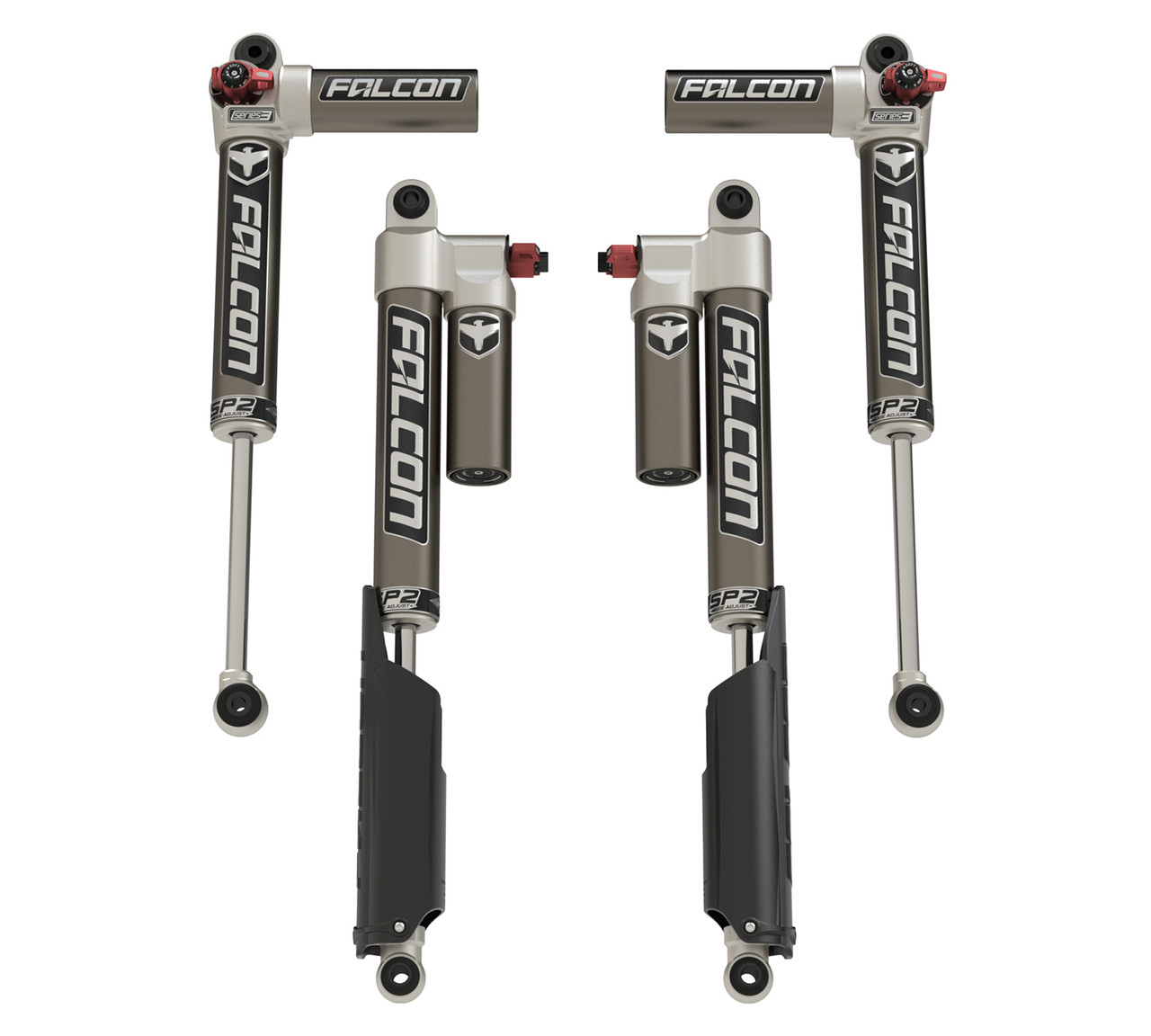 u1yamako様8点まとめTROJAN STRICTLY ROCKERS Non-Adjustable RockSport Black Mojave Performance Shocks | Metalcloak
