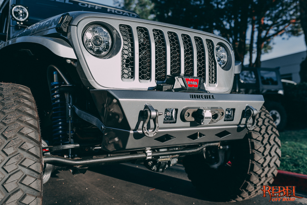 Jeep JL JK ラングラー バンパー REBEL OFF ROAD 正規品 Rebel Off Road Summit Series Front Bumper w/Skid- Jeep JK/JL/JT