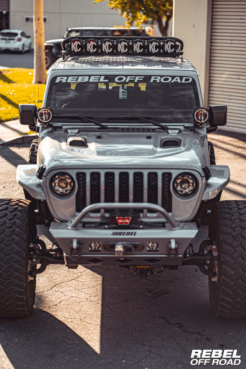 Halo 2 0 Lbr Series Roof Rack With Light Mounts Jeep Gladiator Jt auto offroad shop on Halo 2 0 Lbr Series Roof Rack With Light Mounts Jeep Gladiator Jt