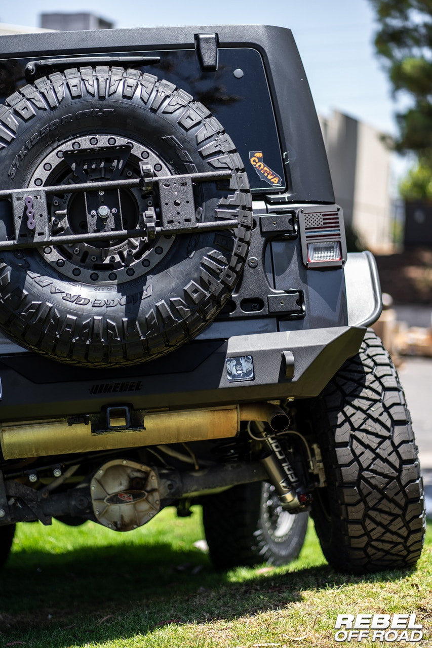 Rebel Off Road Summit Series Rear Bumper - 07-18 Jeep Wrangler JK