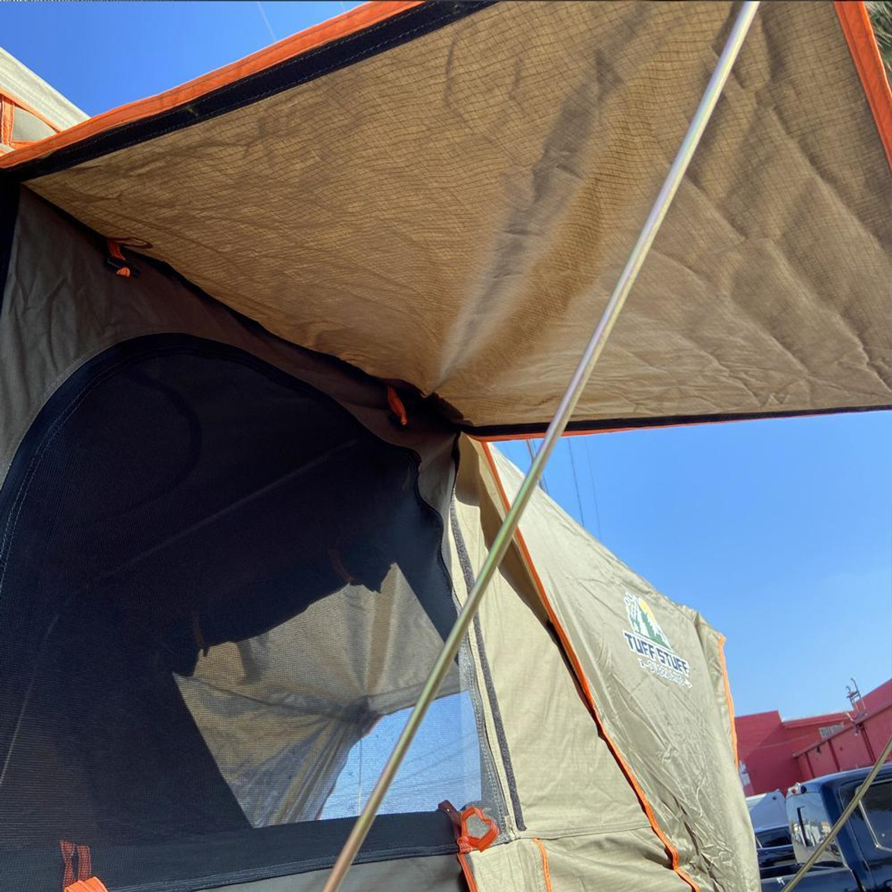 Tuff Stuff® ALPHA™ Hard Top Side Open Tent, Gray, 4 Person - TS-RTT-CS