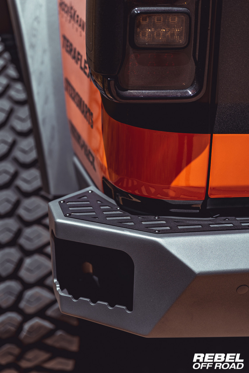 パーツ REBEL OFFROAD SUMMIT SERIES REAR BUMPER Rebel Off Road Summit Series Rear Bumper- Jeep JL