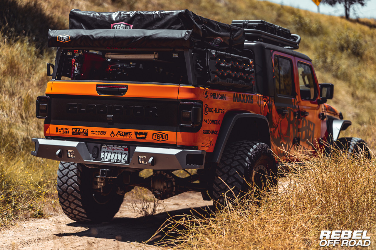 Jeep Gladiator JT Summit Series Steel Rear Bumper by Rebel Off Road