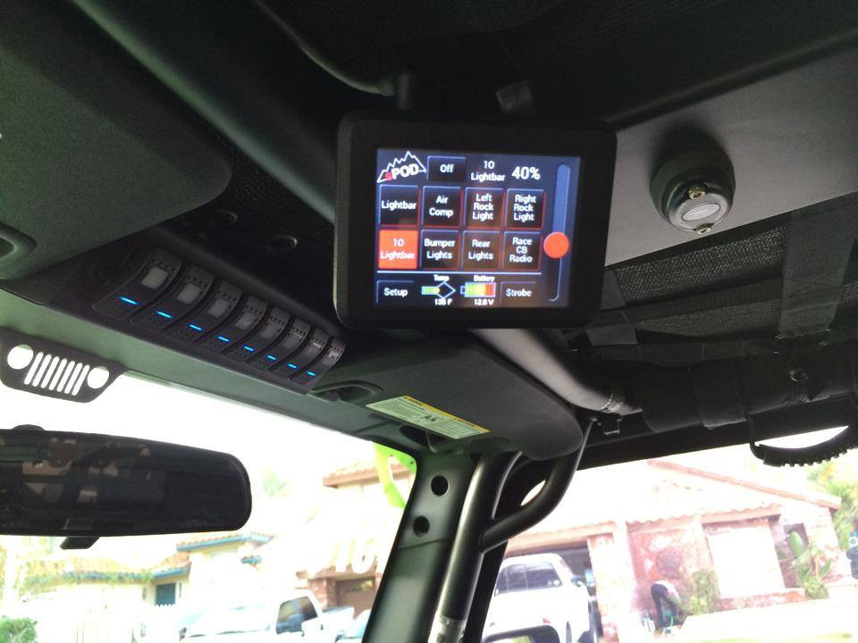 sPOD BantamX Touchscreen For JK 2007-2018 - BX-TSB-JK