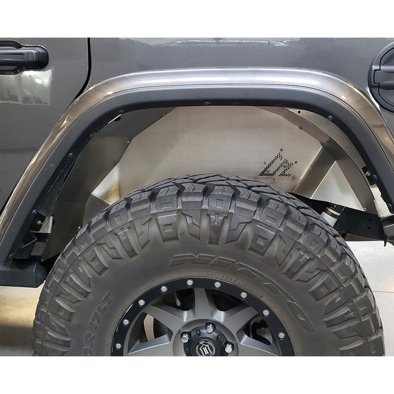 American Adventure Labs Aluminum Rear Inner Fenders, Quick-Release, Jeep  Wrangler JL