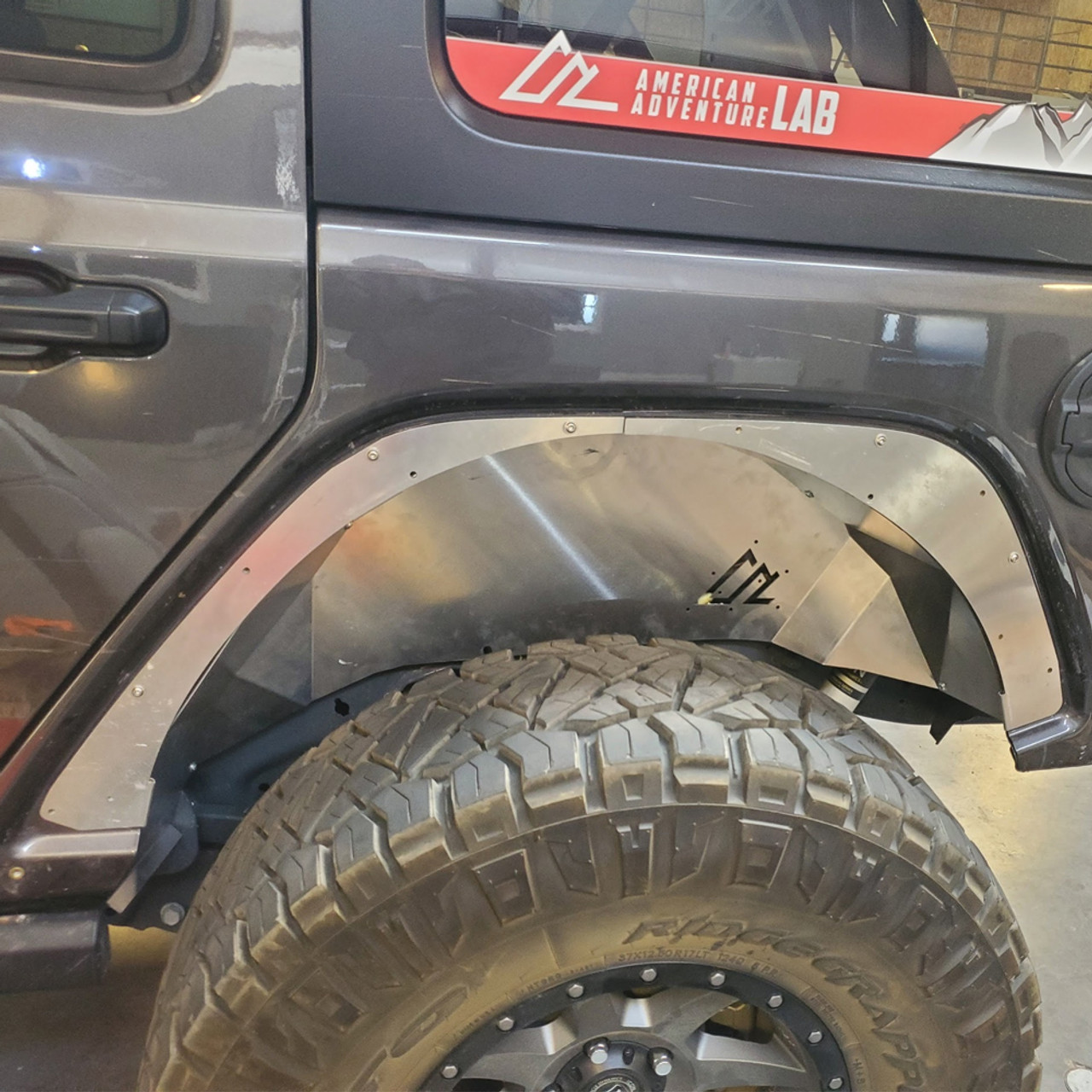 American Adventure Labs Aluminum Rear Inner Fenders, Quick-Release, Jeep  Wrangler JL