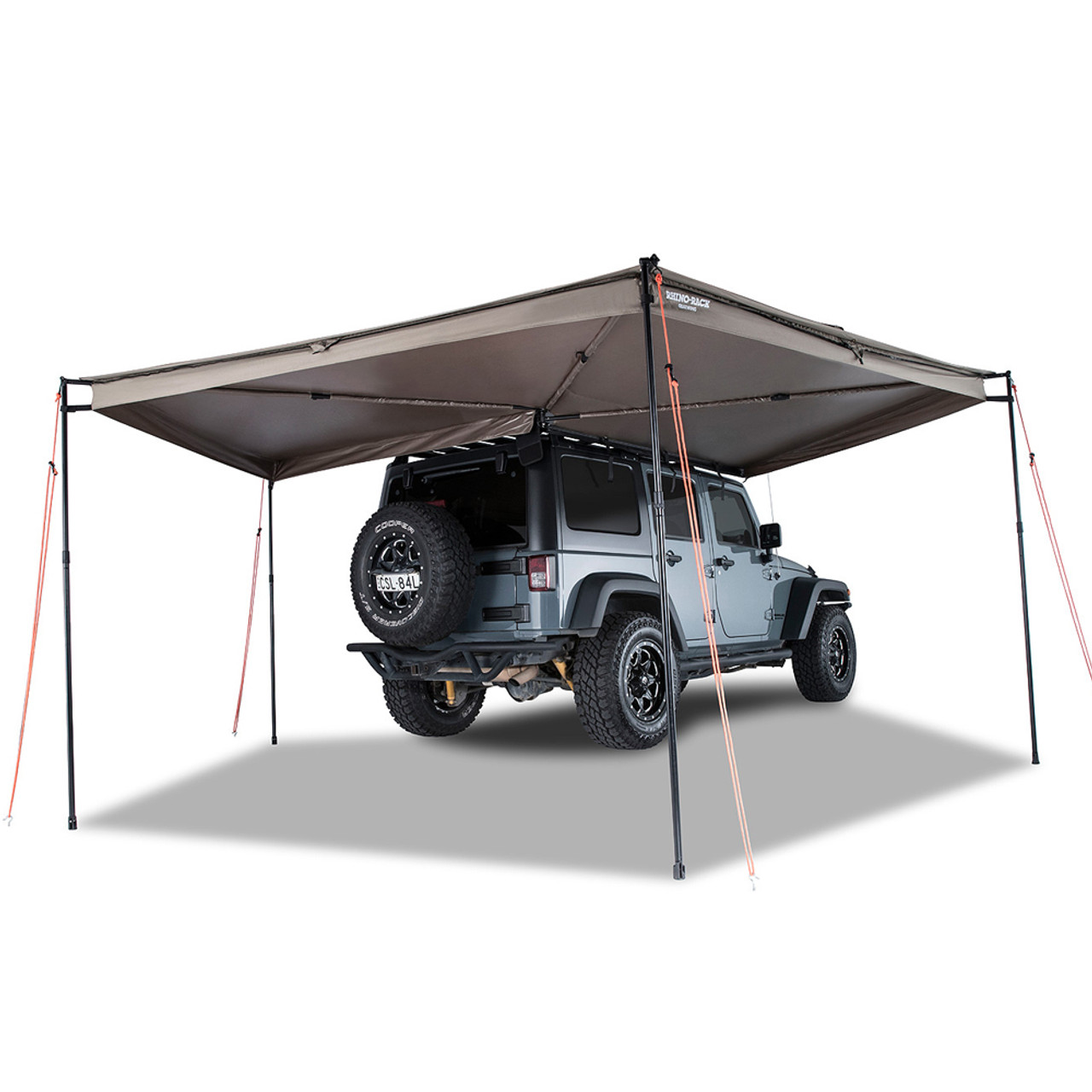 Rhino-Rack Universal Awning Fit Kit for Non-Rhino Awnings by Rhino R 並行輸入 Rhino Batwing Tubular Rack Bracket Kit - Rack Attack